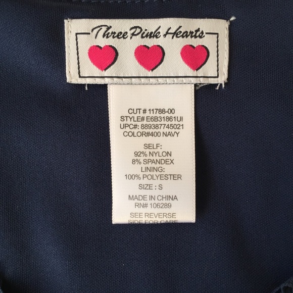 Three Pink Hearts Lace Dress - Picture 5 of 5